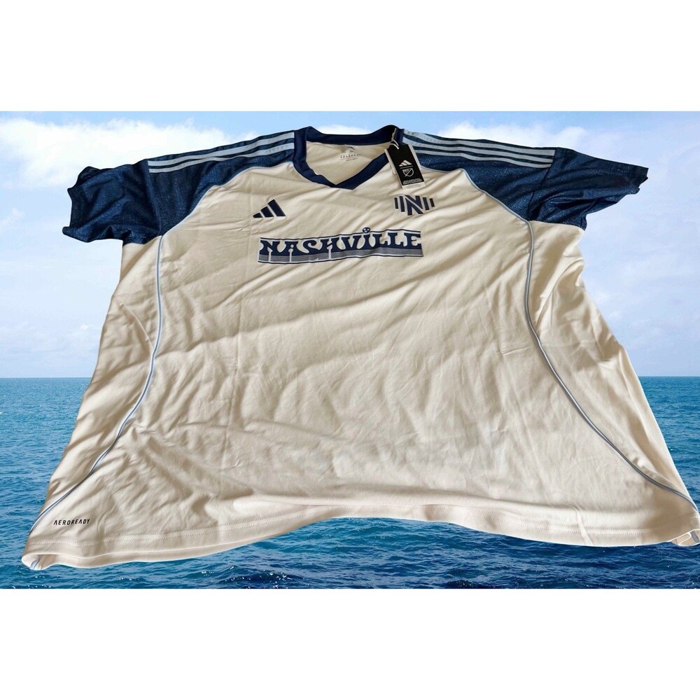 Men's Adidas Nashville SC 2025 Archive Authentic Jersey Size: 3XL Slim Fit NWT